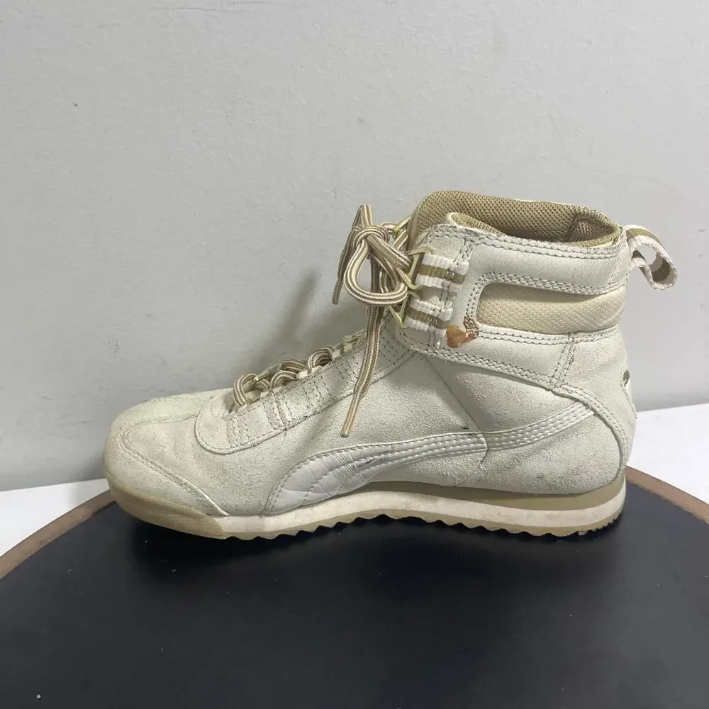 Puma Roma Shoes Womens Size 7 High Top Suede‎ Retro 345862-04 Sneakers
